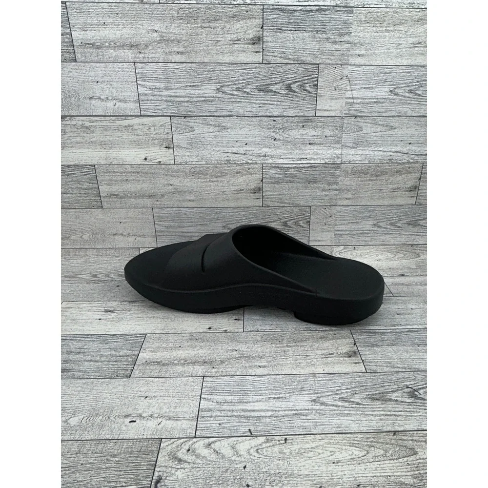 OOFOS OOahh Recovery Slides Black M10 W12 EU 43 Comfort Sandal